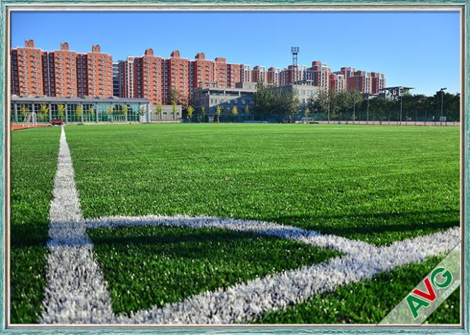 Изготовитель для спорт, дерновина травы пряжи PE Monofil зеленый искусственный футбольного поля искусственная 1