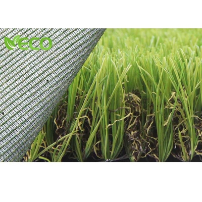 КИТАЙ Естественная выглядя затыловка Eco лужайки травы коммерчески искусственного половика дерновины синтетическая Recyclable поставщик