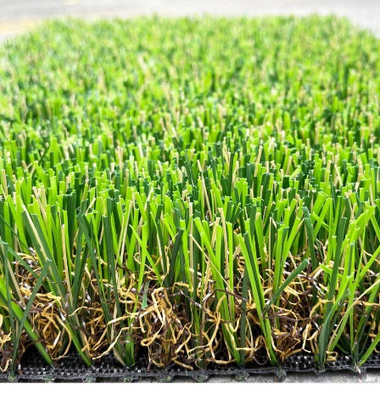 КИТАЙ Ткань PP зеленого цвета поля травы курчавого сада PPE искусственная плюс усиленная сеть поставщик